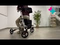 Vídeo: Andador Rollator Active 4 ruedas plegable