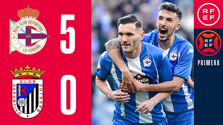 RESUMEN #PrimeraFederación | RC Deportivo 5-0 CD Badajoz | Grupo 1 | Jornada 25