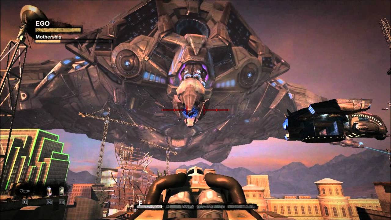 Duke Nukem Forever - Alien Mothership Boss PC HD Gameplay - YouTube