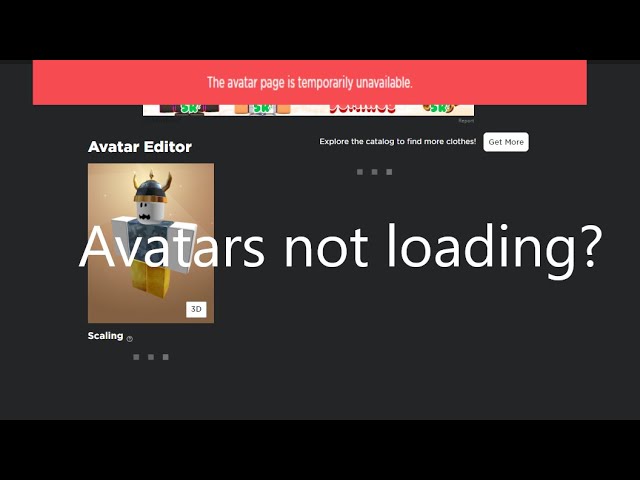 Roblox Avatars Not Loading Glitch?? - 2020 Roblox App Cats. 
