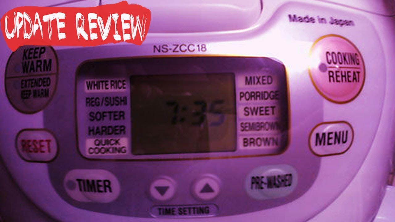Zojirushi NS-ZCC10 Review - The Best Rice Cooker in 2023 - YouTube