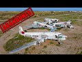 Why are these airplanes abandoned in the desert  chandler arizona