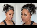 For The Short Wig Lovers! | Curly Human Hair Headband Wig | ft. MyQualityHair