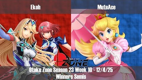 OZone23W10 - WS - Ekoh [Pyra/Mythra] vs MuteAce [Peach]