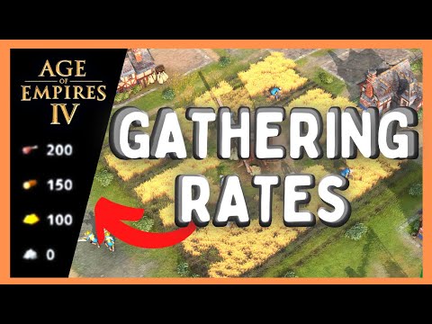 Resource gathering rates EXPLAINED! | Age of Empires 4