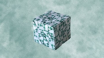 Modular Origami 24 Units Cube #origami