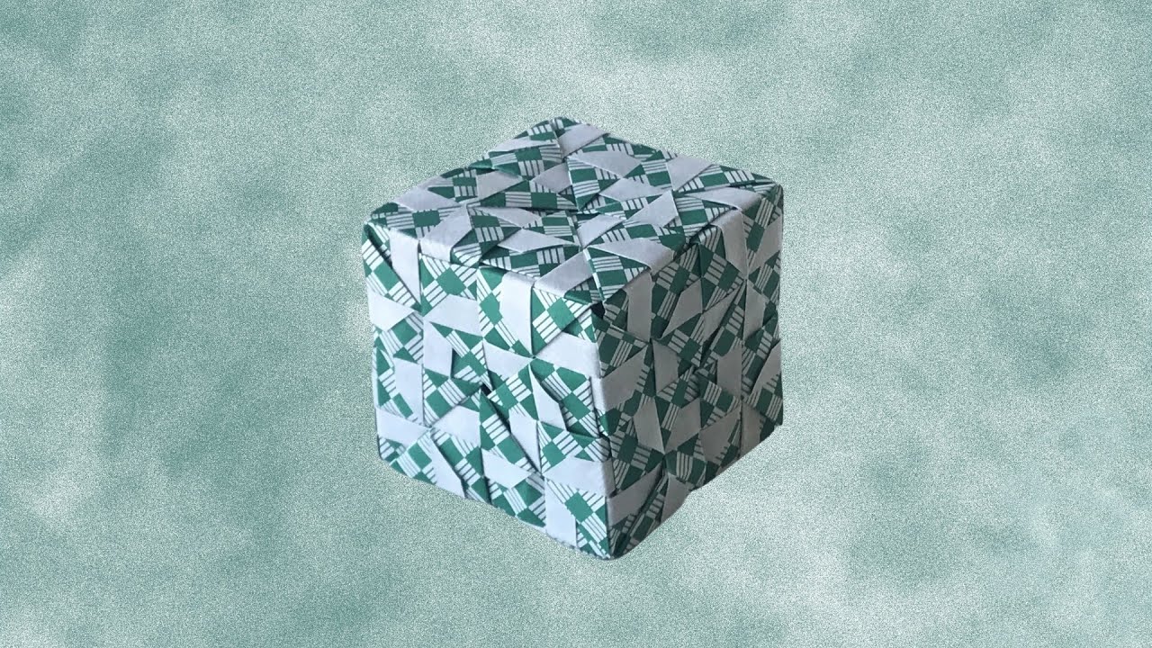 Modular Origami 24 Units Cube #origami - YouTube