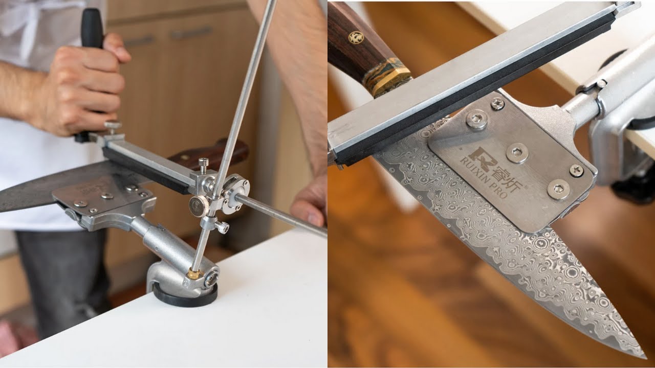 Iki Ruixin Pro Sharpener and 4 Whetstones Set REVIEW 2021 YouTube