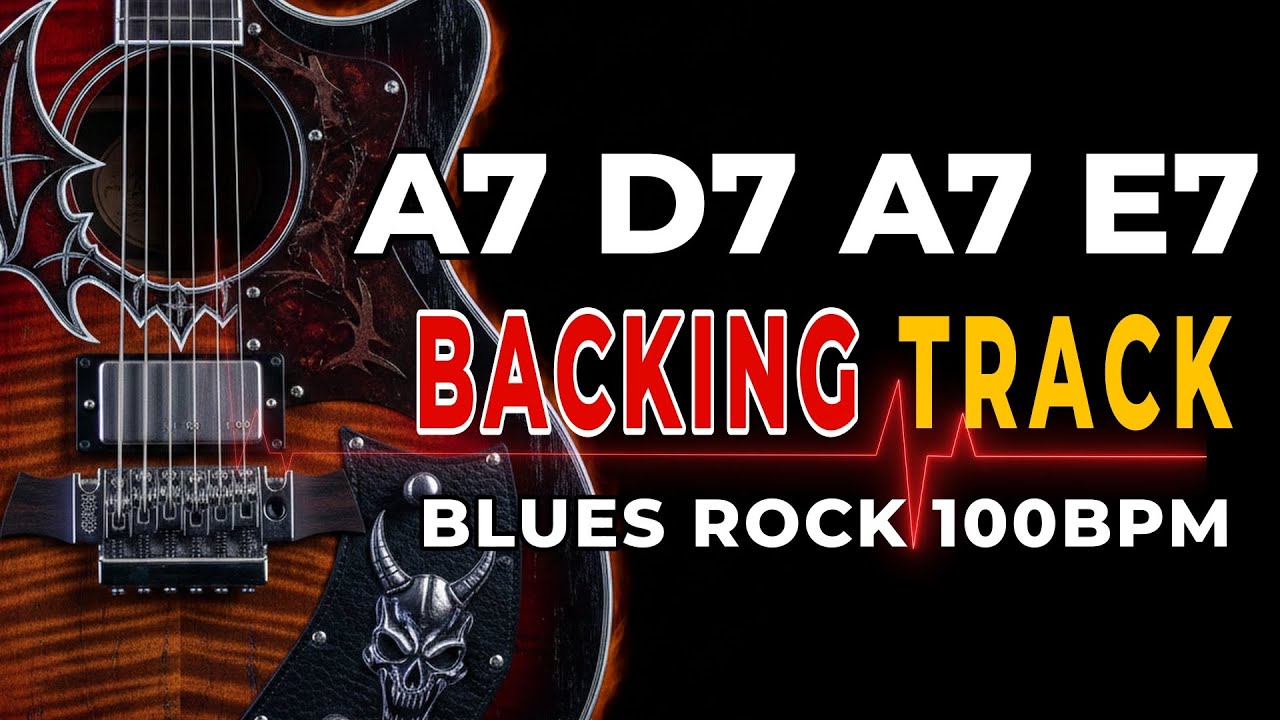 r&b jam track 100bpm am7 to d7 10 minutes with live... A7 D7 A7 E7 Backing Track | 100 BPM | A Blues Jam Track | Blues Rock ...