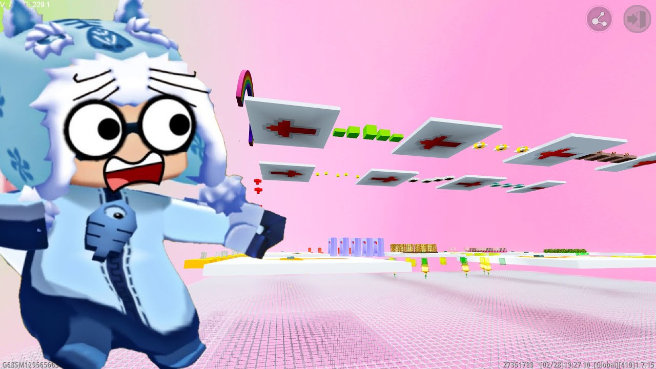 Meowpeo Đau Mắt Vì Map Parkour Sáng Chói Này Trong Mini World