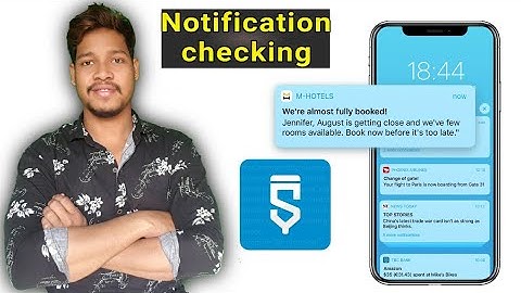 Notification check activity in sketchware/Aauraparti