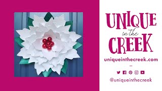 UITC™ How to Make a Poinsettia Wreath | Easy DIY Winter Wreath | Large Wreath Board | LIVE Replay