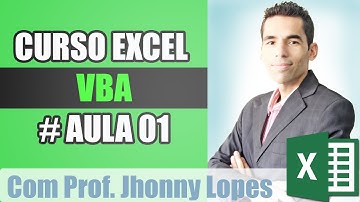 Curso Excel VBA Aula 1