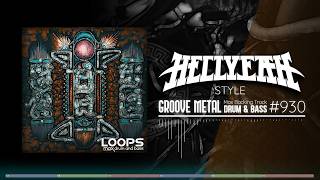 Groove Metal Backing Track / Drum And Bass / Hellyeah Style / 90 bpm Jam in D Minor