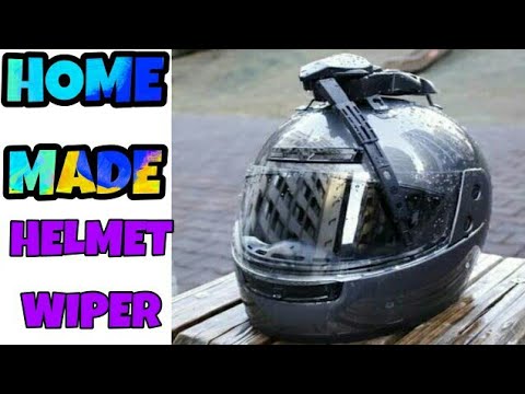 Homemade Helmet Wiper 300rs Rain Hack Youtube