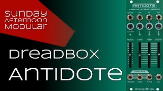 Dreadbox Antidote Introduction (and drums through external input)