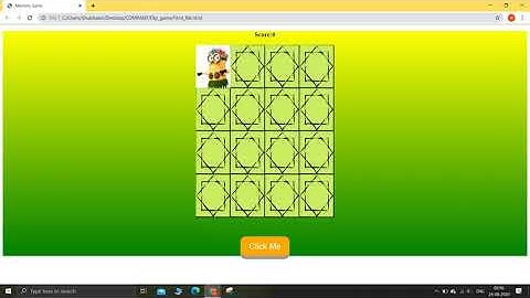 Card Flipping Memory Game
