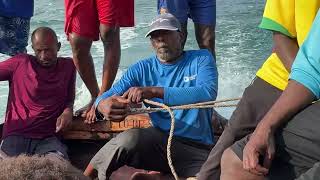 Racing aboard TUSITIRI in the Lamu Dhow Festival