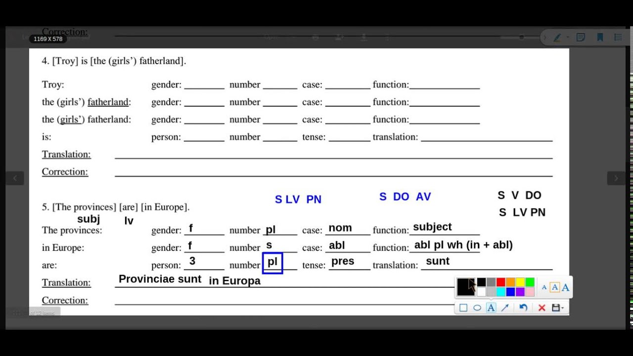 Latin Sentence Translators 121