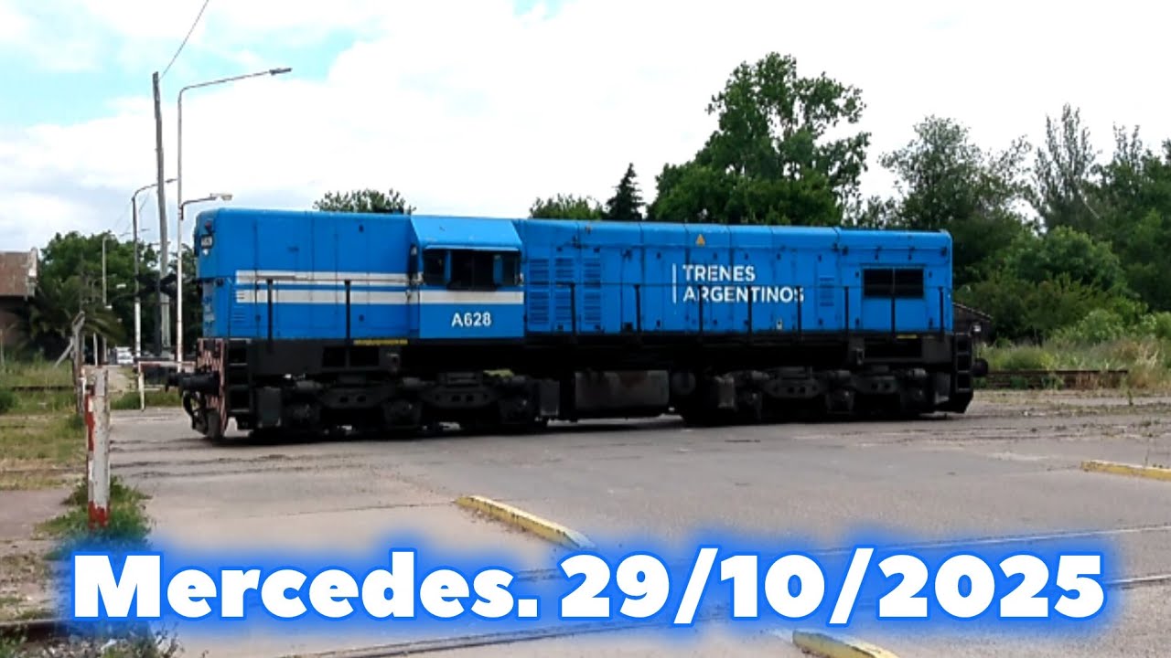 A628 maniobrando en Mercedes. 29/10/2025 - YouTube