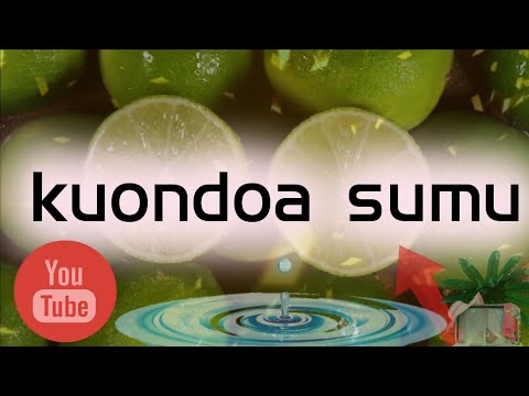 Dawa Ya Kuondoa Sumu Mwilini