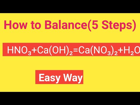 Hno3 Ca Oh 2 Ca No3 2 H2o Balanced Equation Nitric Acid Calcium Hydroxide Balanced Equation 