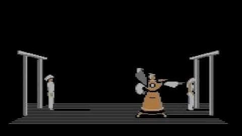 Karateka Intro for the Atari 8-bit