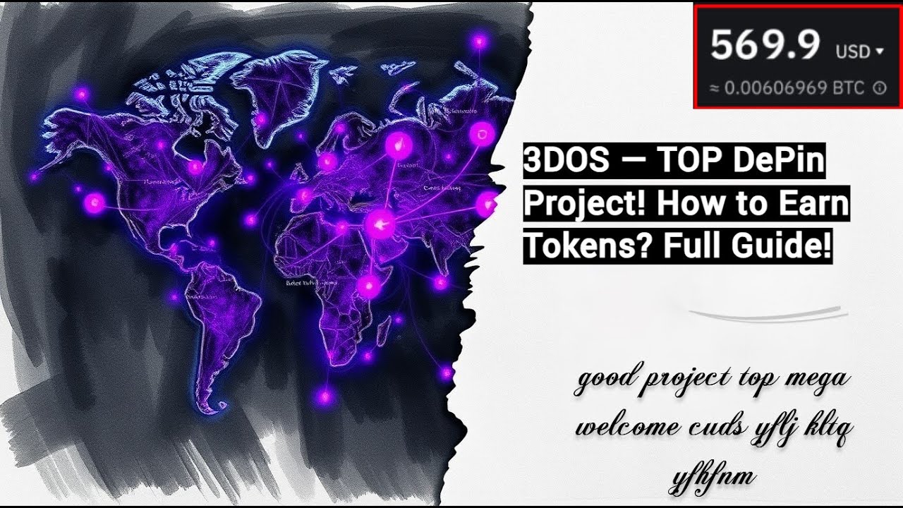 3DOS — TOP DePin Project! How to Earn Tokens? Full Guide!