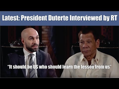 [EXCLUSIVE] President Duterte Latest inverview by RT