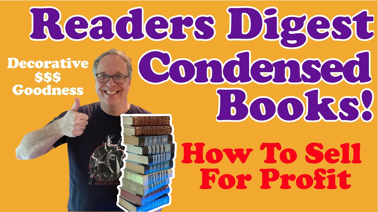 Selling Readers Digest Condensed Books! How To, Examples, and Strategy! 