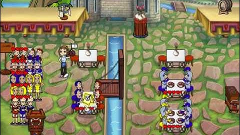 Diner Dash: Flo Through Time - All Knight Diner Level 2