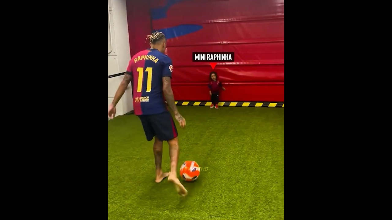 Raphinha's Little Son Rare Moments 😂