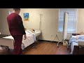 Cna skill transfer to wheelchair using a transfer belt