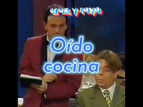 "Oído cocina" Cruz y Raya. Juan Muñoz Cómico.