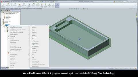 SolidCAM iMachining - GS Exercise #1 - Define the Remaining Machining Operations
