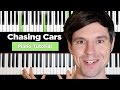 Chasing Cars - Snow Patrol - Piano Tutorial - Klavier lernen