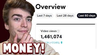 How Much Money I Made From One MILLION Views On TikTok! Does Tiktok actually make you rich?
