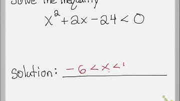 Solving Quadratic Inequalities using DESMOS