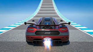 Impossible Mega Ramp Stunt Challenge With Sport Car - Crazy Ramp Driving #gameplay  screenshot 1