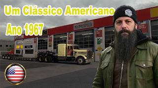 🔴🚨  Cruzando Estradas com um Old School Sobrevivente Peterbilt 359 EXHD Flat Top "Worn" Ano 67 !🏆 🚛🚨