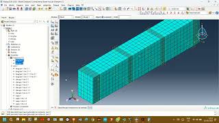 RC beam Wrap subjected to Four point Bending in ABAQUS