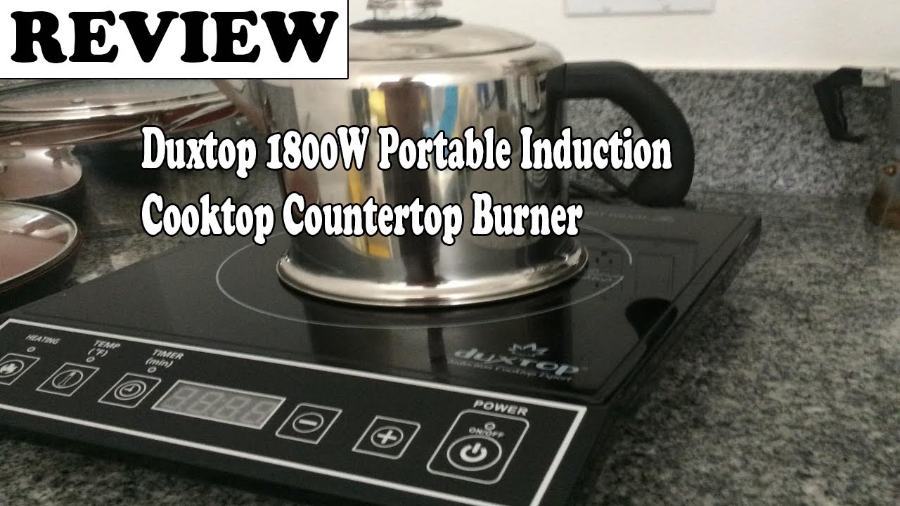 Duxtop 1800w Portable Induction Cooktop 9100MC, Works