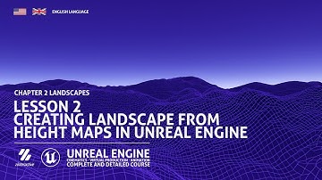 Creating Landscape from Height Maps | Lesson 2 | Chapter 2| Unreal Engine Cinematics Full Course