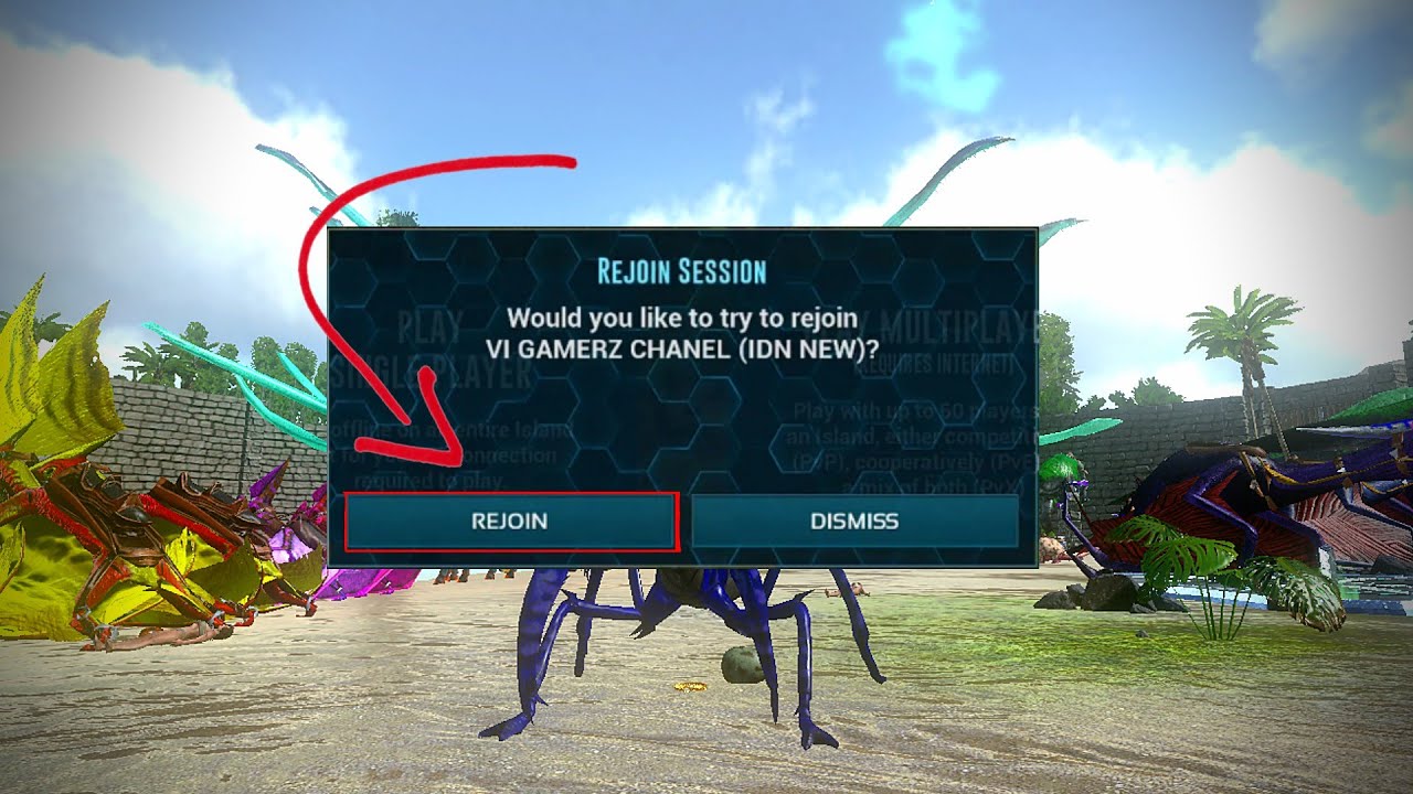 Rejoin Button (Simple Tips) Cara Cepat Login server
