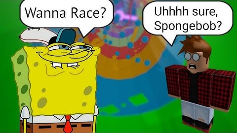 I Raced Random People as SPONGEBOB In Tower of Hell on MOBILE