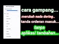 cara merubah nada dering grab tanpa aplikasi tambahan|| grab driver