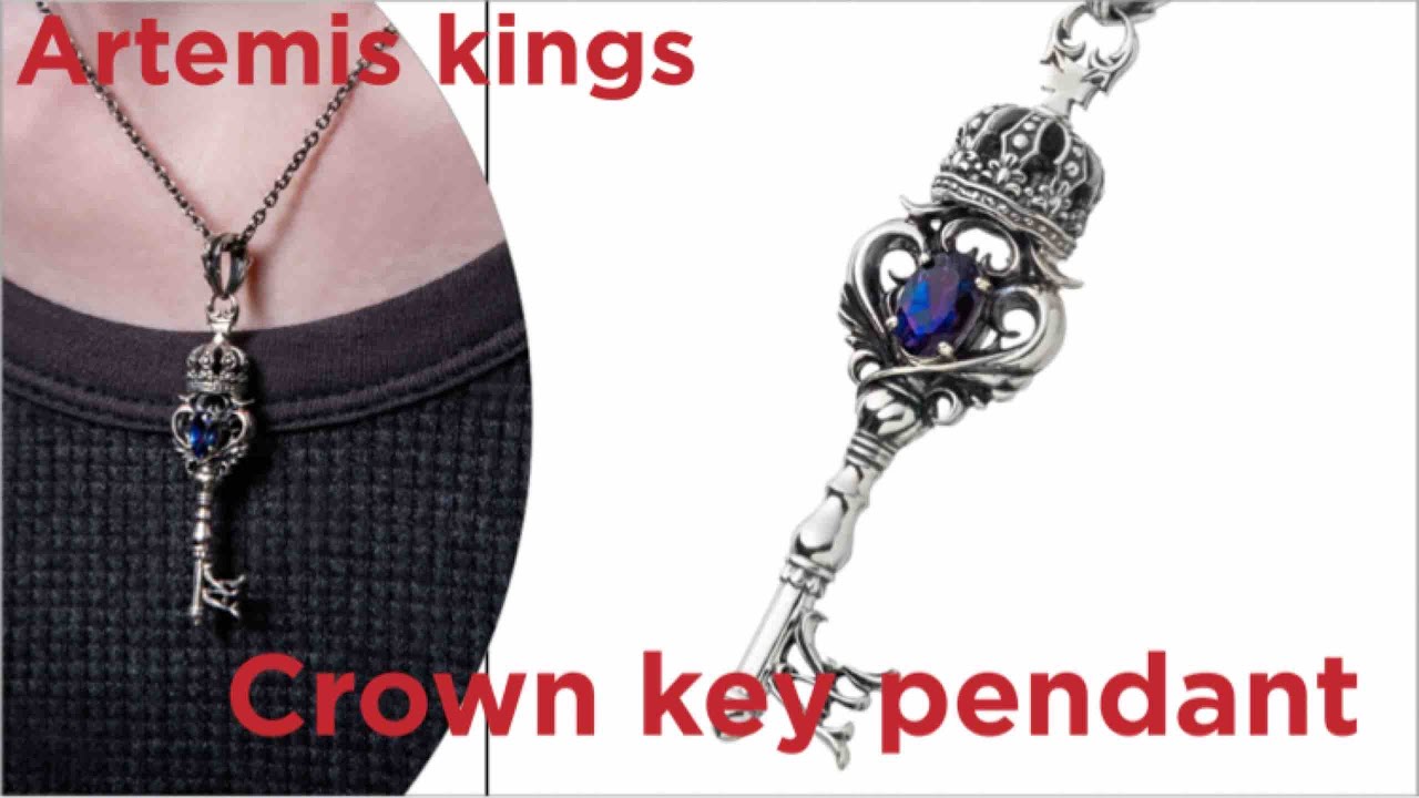 クラウンキーペンダント AKP0122 Crown key pendant シルバー 