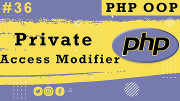 Private Access Modifier in Php (HIndi / Urdu)