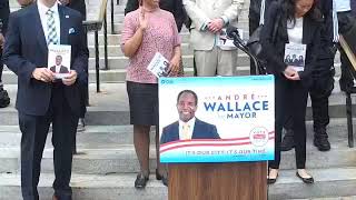 Black and Latino Law Enforcement support Andre Wallace