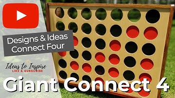 Giant Connect Four Wooden Designs